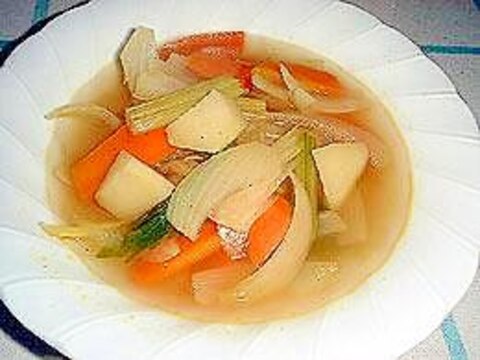 減塩スパイシー野菜のスープ